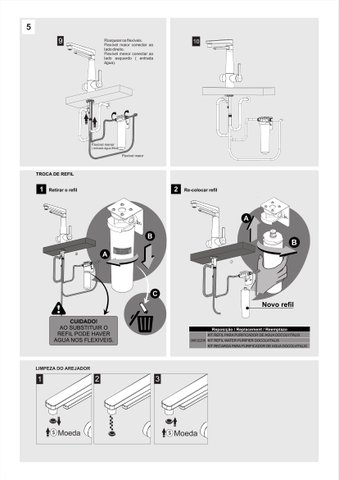Misturador Monocomando Docol para Cozinha com Purificador de Água DOCOLVITALIS