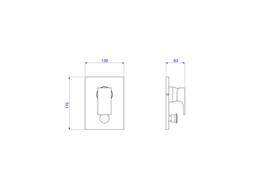 Misturador Monocomando 4 VIAS de Chuveiro com Desviador para Banheira UNIC cromado - 2994.C90 DECA