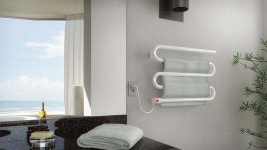 Toalheiro termico eletrico Soluzione branco 70W - 220V Seccare