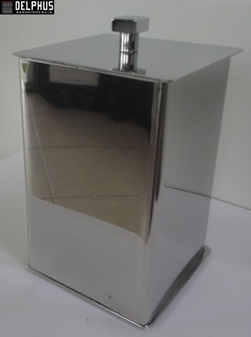 Porta Agodão de Bancada/Mesa - 2186 Aço Inox Polido