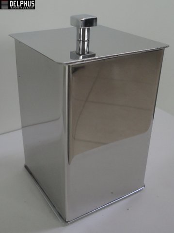 Porta Agodão de Bancada/Mesa - 2186 Aço Inox Polido