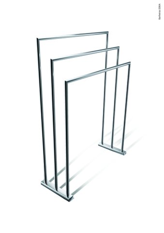 Toalheiro de Piso/Chão DK 6082 ARCH Triplo Inox DOKA