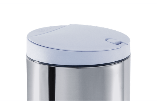 Lixeira Press Inox com Tampa 4 Litros - Decorline Lixeiras Ø 17 x 25 cm -  3050/202 BRINOX