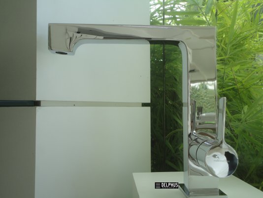 Misturador Monocomando para Lavatorio Bica Alta ORGANIC LINE cromado - 1735 RUBINETTOS