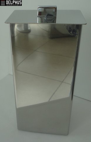Porta escova dental Retangular Inox