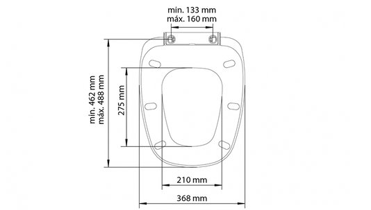 Assento Monte Carlo Soft Close Branco Censi
