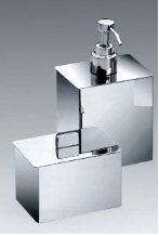 Porta Cotonete Retangular Inox Cromado 14216