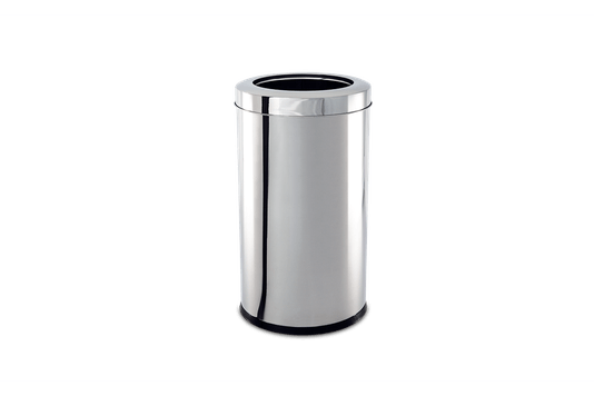 Lixeira Inox com Aro 5,4 Litros - Decorline Lixeiras Ø 18,5 x 20 cm 3033/202 BRINOX