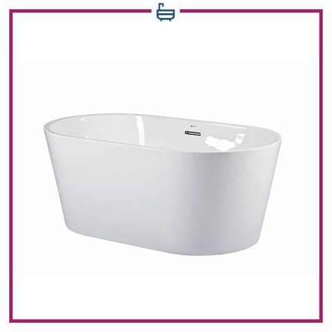 Banheira de Imersão GAMBOA 150x80x60 Glossy White IM1007GW IMMERSI