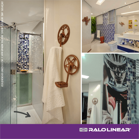 Ralo linear Royal 15332 - 100cm com tampa oculta e base polipropileno, saida central