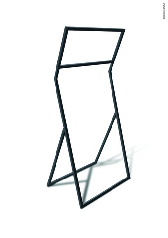 Toalheiro de Piso/Chão DK 6049 FIT 45 Duplo Grafite DOKA