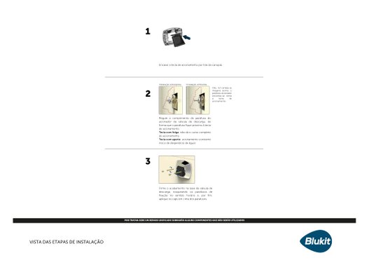 kit Fixador para Válvula de Descarga Docol 1 1/4" e 1 1/2" - 100524 BLUKIT