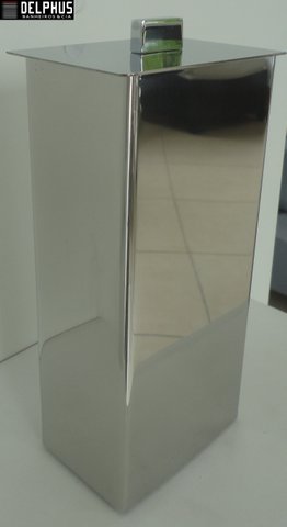 Porta escova dental Retangular Inox