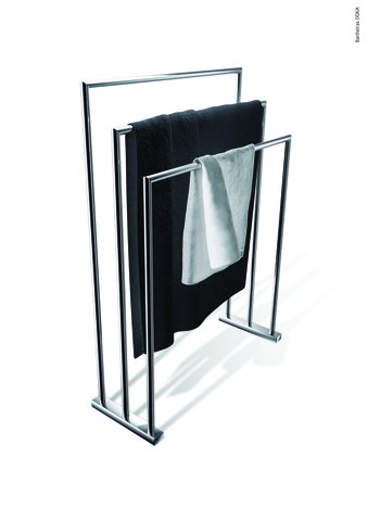 Toalheiro de Piso/Chão DK 6082 ARCH Triplo Inox DOKA