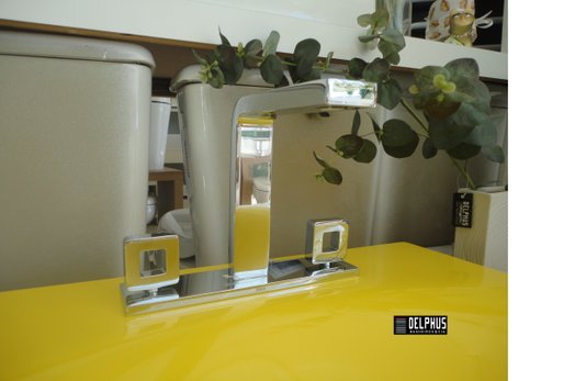 Misturador de mesa bica alta para lavatório 1877.C.DOT Deca