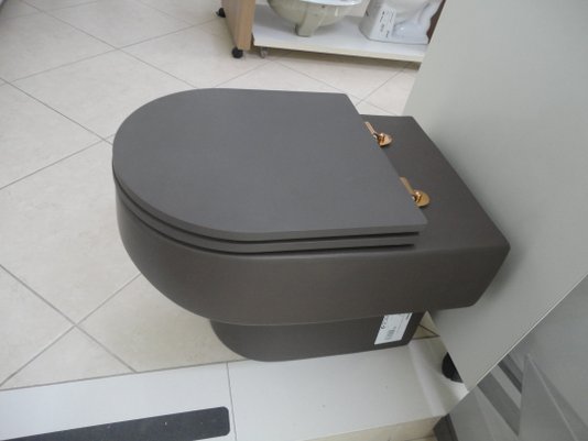 Bacia Convencional P.60.22 Carrara Marrom Fosco Deca