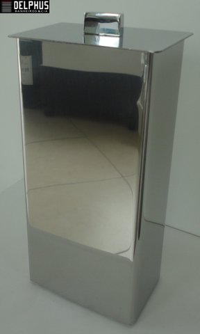 Porta escova dental Retangular Inox