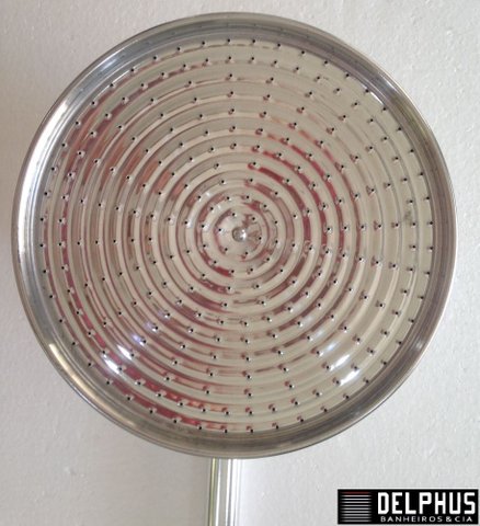 Chuveiro ducha cascata 15" aluminio polido Pro Lazer