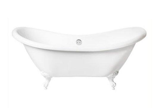 Banheira de Imersão ANTIGUA (1750x730x770)cm Com pés cromados - IM1018 IMMERSI