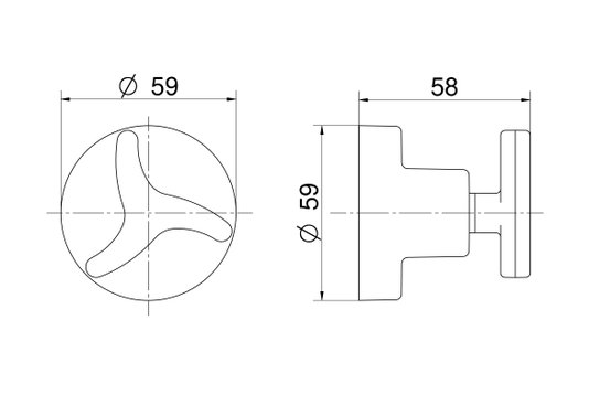 Acabamento para registro pressão ou gaveta DOCOLBASE 1/2, 3/4" E 1 TRIO cromado DOCOL