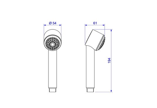 Ducha Manual Aspen 4867.C  Deca