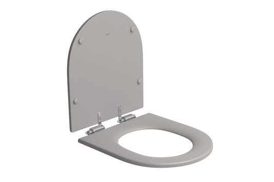 Assento Poliester Cinza Antracite Carrara/Duna/Lk/Nuova/Level AP.237.85 SlowClose Deca