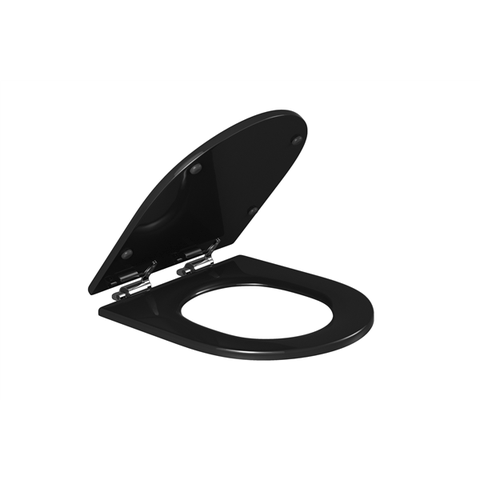 Assento Poliester Preto Carrara/Duna/Lk/Nuova/Level AP.237.95 SlowClose Deca