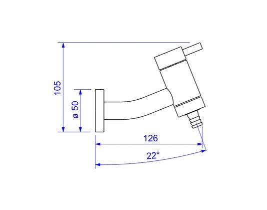 Torneira para Jardim e Tanque com Adaptador de Mangueira Link 1153.C.LNK - Deca
