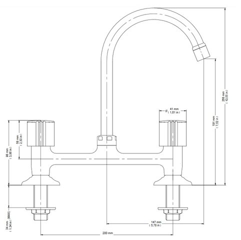 Misturador Docol para Cozinha de Mesa 1/2" Itapema Bella 164360