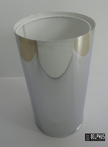 Lixeira Redonda SLIM 8290 cromada ROGEART