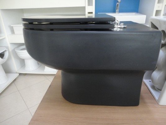 Bacia convencional P.60.94 Carrara Ebano fosco Deca