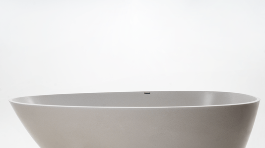 Banheira Angra de Imersão 179x89x62 Cinza Lunar Sabbia