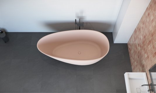 Banheira Angra de Imersão 179x89x62 Nude Rustico Sabbia