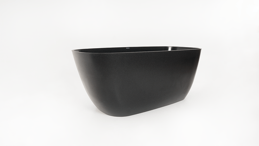 Banheira Bahia de Imersão 162x71x61 Preto Granito Sabbia