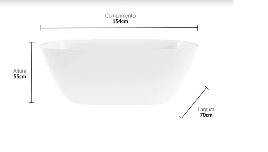 Banheira de Imersão Lussari DK8120 Doka