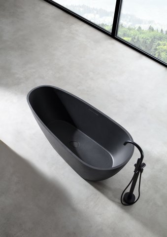 Banheira de Imersão Texture Mayfair DK5107BL Black Doka