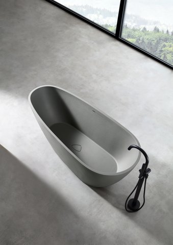 Banheira de Imersão Texture Mayfair DK5107CG Cement Gray Doka