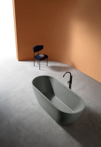 Banheira de Imersão Texture Soho DK5106CG Cement Gray Doka