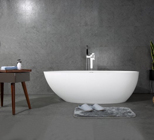 Banheira Doha em Pedra Fundida 150x60x80