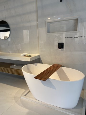 Banheira Ilheus de Imersão 125 x 71 x 61 Branca valvula cr Sabbia