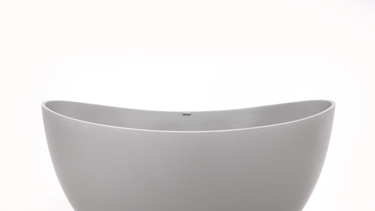 Banheira Sampa de Imersão 147X76X68 Cinza Lunar Sabbia