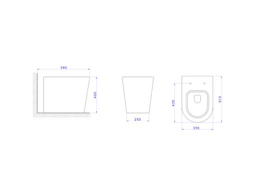 Bacia Convencional LINK Preto Fosco - P.23.94 DECA