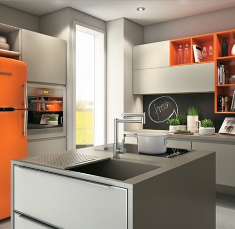 Misturador Monocomando para Cozinha de Mesa Orbit - AÇO INOX DOCOL