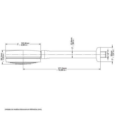 Chuveiro Docol Technoshower Autolimpante Cromado 00306606