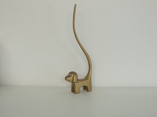 Cachorro GG 1281 Coleira Dourado com Cristal