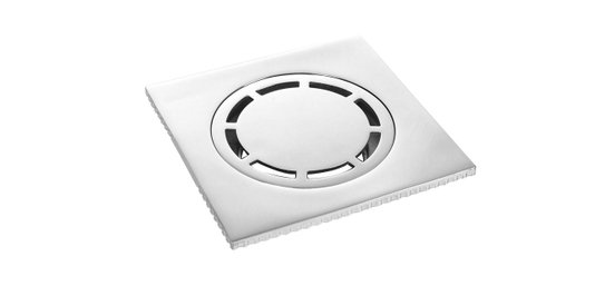 Ralo 10x10 em Aço Inox 304 com Válvula de Contra-peso - DOKA