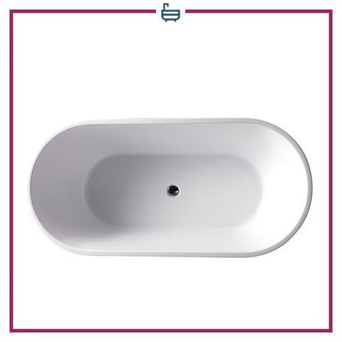 Banheira de Imersão GAMBOA 150x80x60 Glossy White IM1007GW IMMERSI