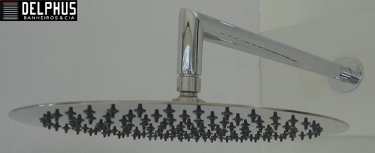 Chuveiro CASCATA SLIM de Parede 4130P cromado RUBINETTOS