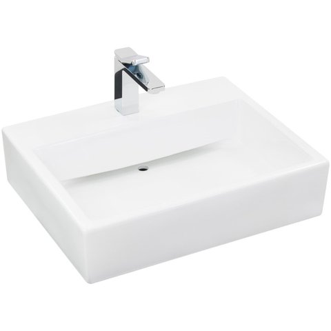 Cuba Apoio com Valvula Oculta 57x46x14 Branca