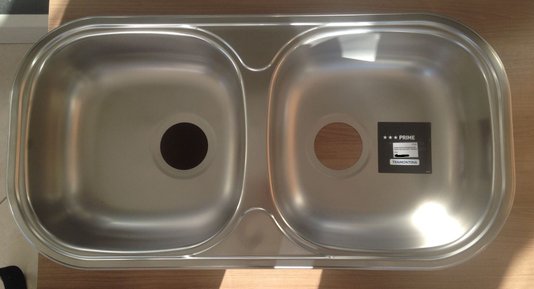 Cuba de Cozinha Dupla 94032.102 Aço Inox Tramontina